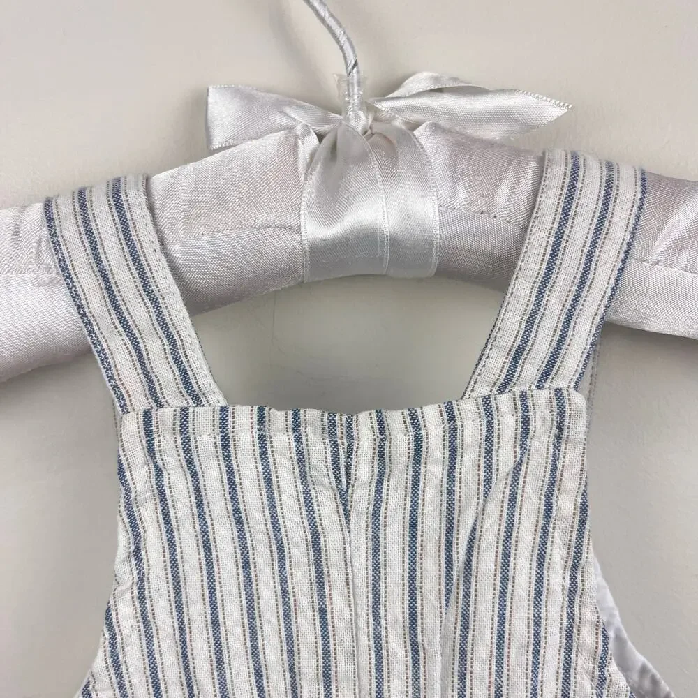 Mayoral Blue Striped Shortall Romper Dungarees 4-6 Months - Picture 7 of 7